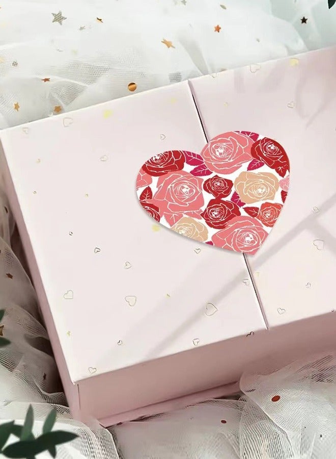Generic 500-piece Thank You Heart Shape Stickers Decoration Gift Self-Adhesive Stickers Labels  - Image 5