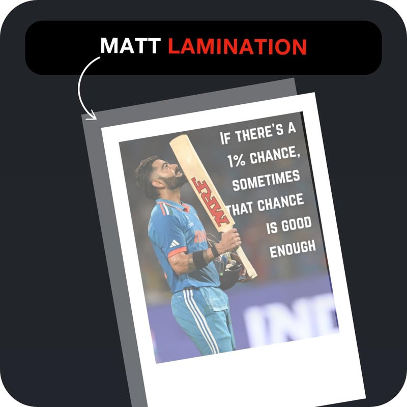 Funk You Virat Kohli Poster | Virat Kohli Compact Posters (8 x 6 cm) King Kohli Kit (Set of 18) | World Cup 2024, Indian Cricket Team, King Kohli Posters for Phone Accessories, Bedroom, Office, room decoration (Virat Kohli) - Image 5