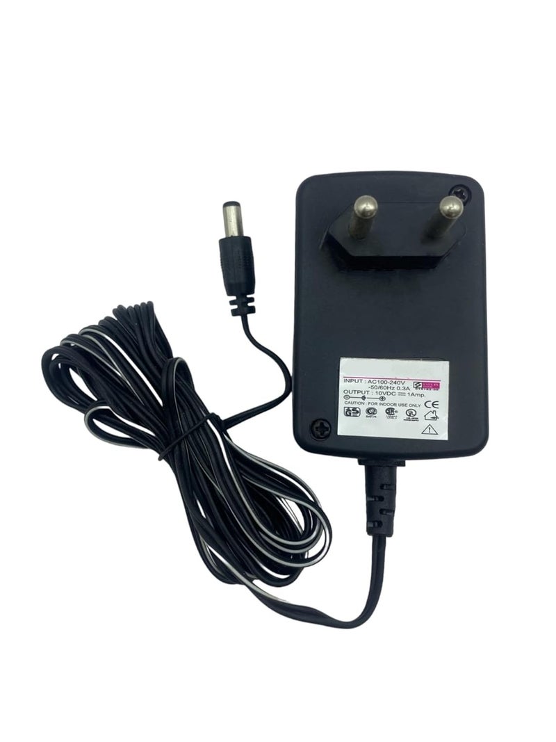 Upix 10V 1A Power Adapter (with DC Pin), Power Supply AC Input 100-240 V Set Top Box CCTV Camera, LED Light Strips, Solar Light LCD/LED Monitor, Cordless Phones, Weighing Scale, Scanner, IT Gadgets - Image 5