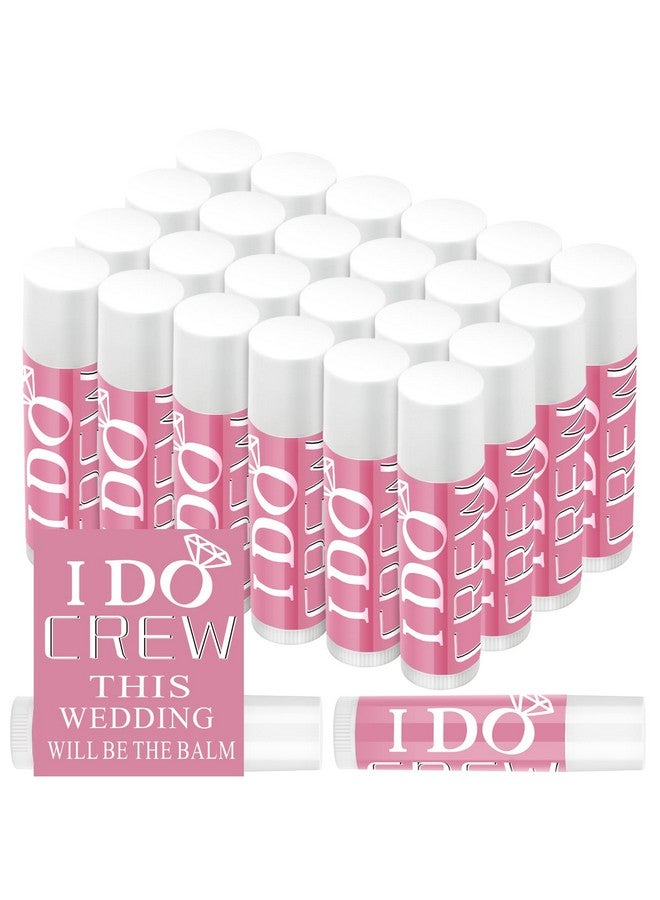 Suttmin 24 Pcs Bachelorette Lip Balm I Do Crew Wedding Party Gifts Wedding Party Favors Bridal Shower Lip Balm Gift For Bachelorette Wedding Party Guest Supplies - Image 1