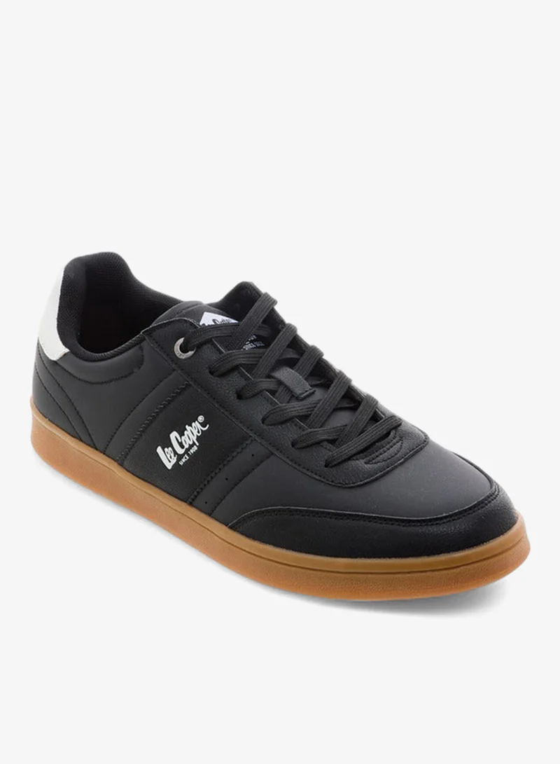 Lee Cooper Men's Logo Detail Lace-Up Sneakers
