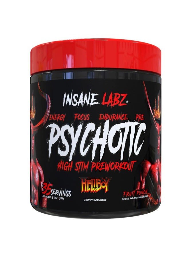 Insane labz Hellboy Bundle, Psychotic Hellboy Pre Workout and Insane Amino BCAA, Increase Muscle Mass, Strength, Focus and Recovery Time, Fruit Punch - Image 2