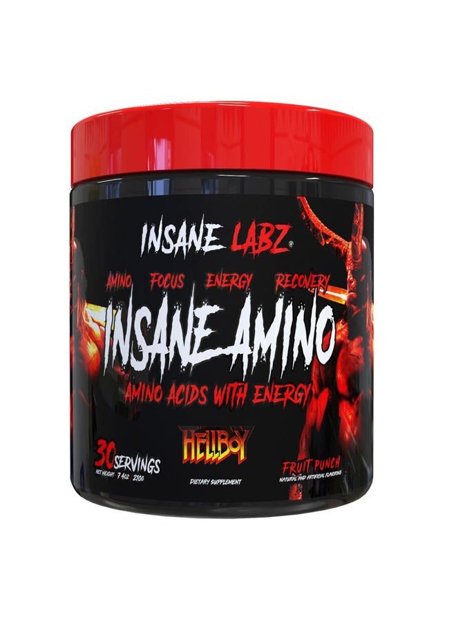 Insane labz Hellboy Bundle, Psychotic Hellboy Pre Workout and Insane Amino BCAA, Increase Muscle Mass, Strength, Focus and Recovery Time, Fruit Punch - Image 5