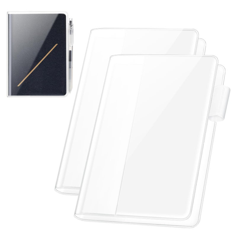 Clear Cover For Hobonichi A6 Size Planner 9 5X6 4 Inches Plastic Cover For Hon A6 Notebook Planner Protector 2 Pack