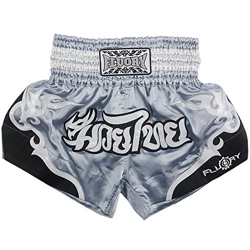 FLUORY Muay Thai Fight Shorts,MMA Shorts Clothing Training Cage Fighting Grappling Martial Arts Kickboxing Shorts Clothing - Image 2