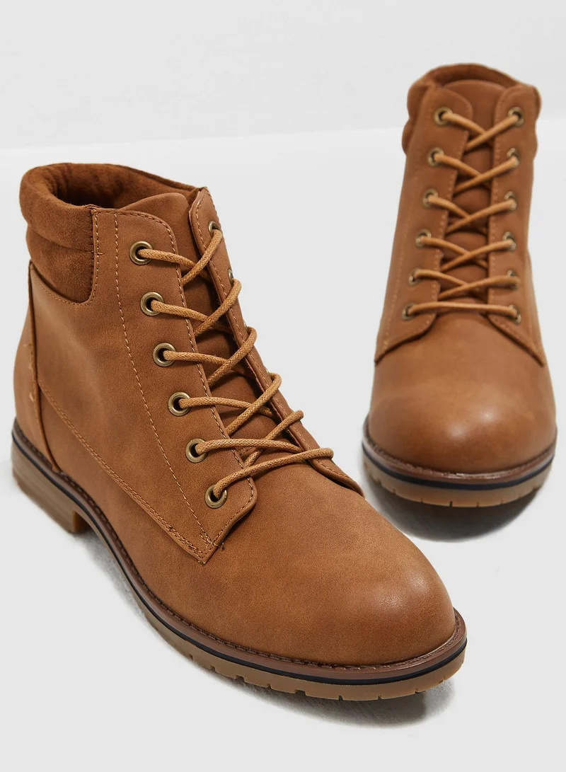 NEW LOOK Earled Ankle Boot
