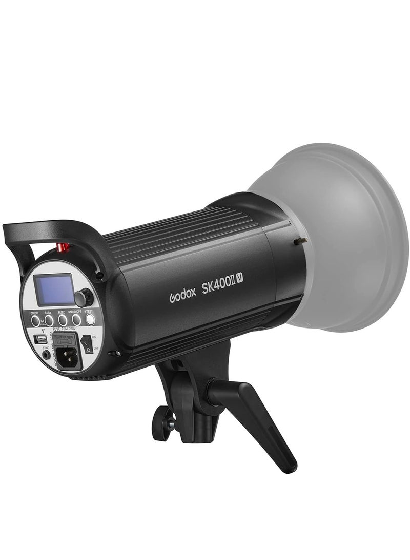 Godox Upgraded Studio Flash Light 400Ws Power 5600±200K Strobe Light Built-in 2.4G Wireless X System with LED Modeling Lamp Bowens Mount Photography Flashes for Wedding Portrait Fashion Adve SK400 - Image 1