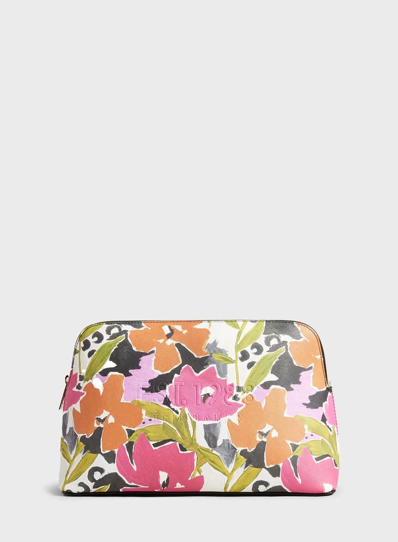 Ted Baker Magicon Printed Magnolia Cosmetic Bag