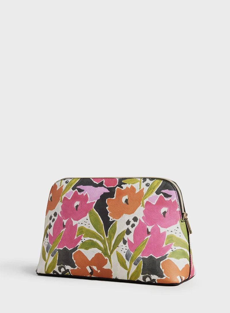 Ted Baker Magicon Printed Magnolia Cosmetic Bag