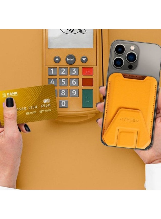 Hyphen Preston Wallet with Stand - Orange - Image 4