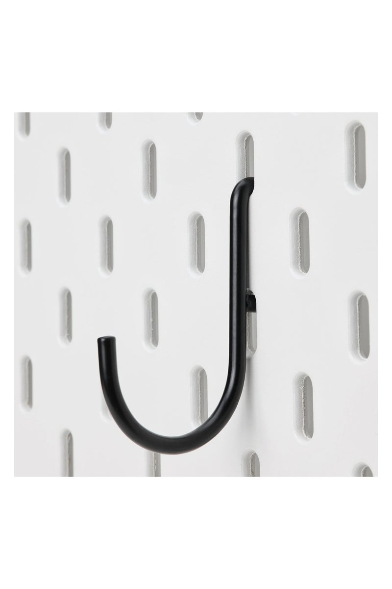 SKADIS 3 black hooks, multi-purpose board parts, black, 4.5x7 cm, - Image 2