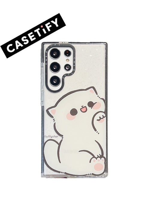 Samsung Galaxy S23 Ultra Case - 'Chubby Cheeks' Feline Series
