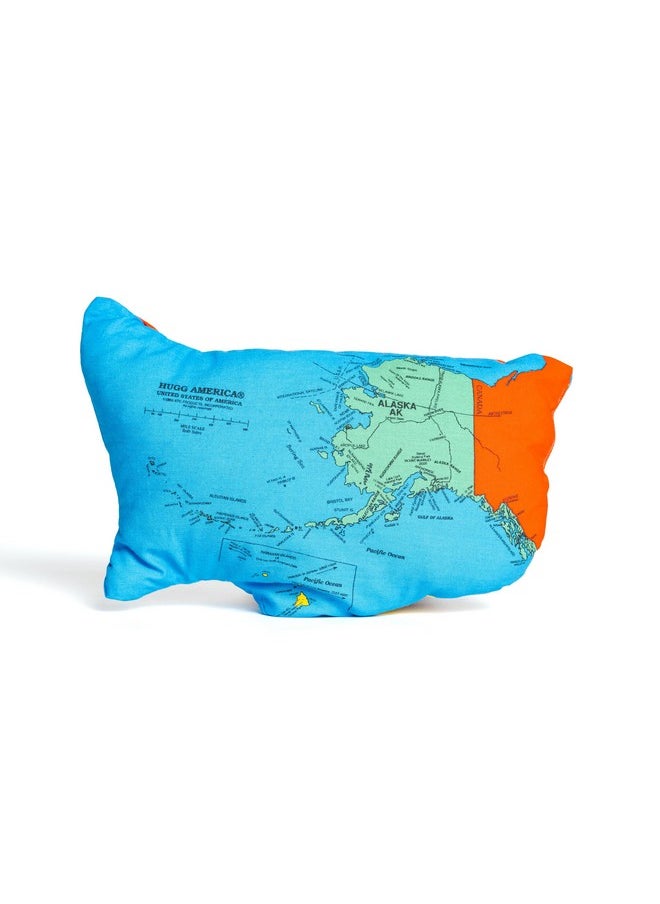 Hugg-A-Planet Hugg-America | Political US Map, The Original Soft & Huggable America. 200 Places Labeled, for All Ages Too. Kids Teens Adults,Teachers and Parents, Educational Toy…  - Image 2
