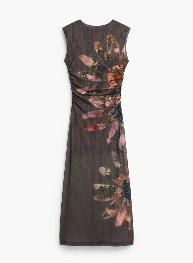 Desigual dark floral print Floral print dress for Women | Best Price UAE