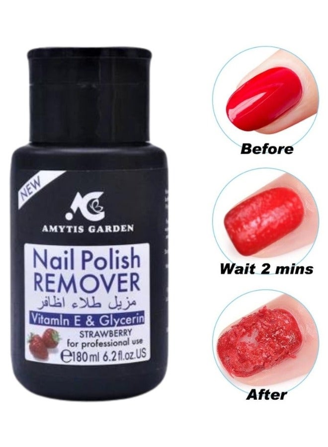 AMYTIS GARDEN Nail Polish Remover With Vitamin E & Glycerin 180 ml - Image 2