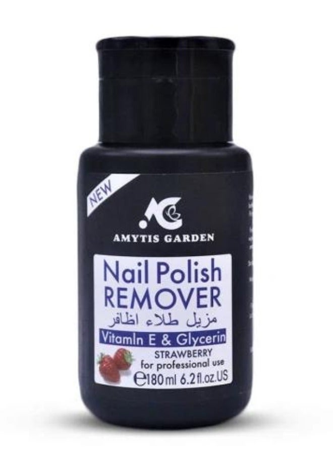 AMYTIS GARDEN Nail Polish Remover With Vitamin E & Glycerin 180 ml - Image 1