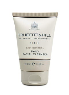 Truefitt & Hill Truefitt & Hill Skin Control - Facial Cleanser - Cream-Based Formula to Moisturize and Cleanse, Jojoba Beads for Gentle Exfoliating Preparation for Shaving - 3.4 oz. 