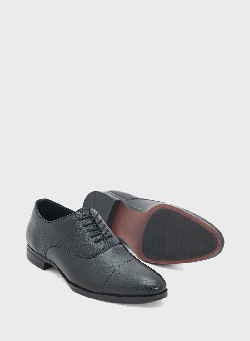 Robert Wood Genuine Leather Formal Lace Ups