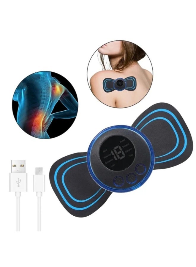 Portable Mini Electric EMS Massager Health Care Products for Neck Back Pain Relief Massage Cushion for Hand Foot - Image 1