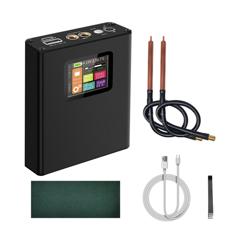 Spot Welding Machine: Multicolor, Digital Display - Adjustable Parameters Lithium Battery Welding Device for DIY Battery Maintenance, Electronic Repair Enthusiasts - Image 1