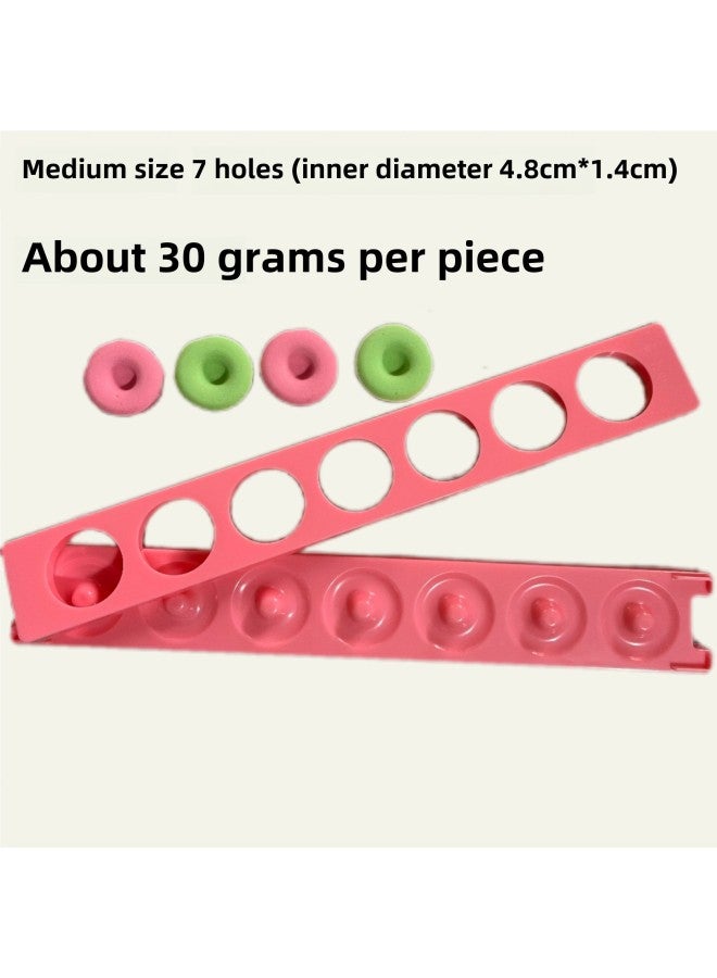 Peach Cake Mold Flip Almond Walnut Cake Mold Special/Large/Medium/small Size-Specifications:7-hole Medium Size 4.8cm*1.4cm-Color:Glitter - Image 1