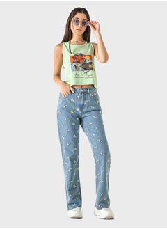 Lee Cooper Graphic Print Crew Neck T-Shirt  - Image 4