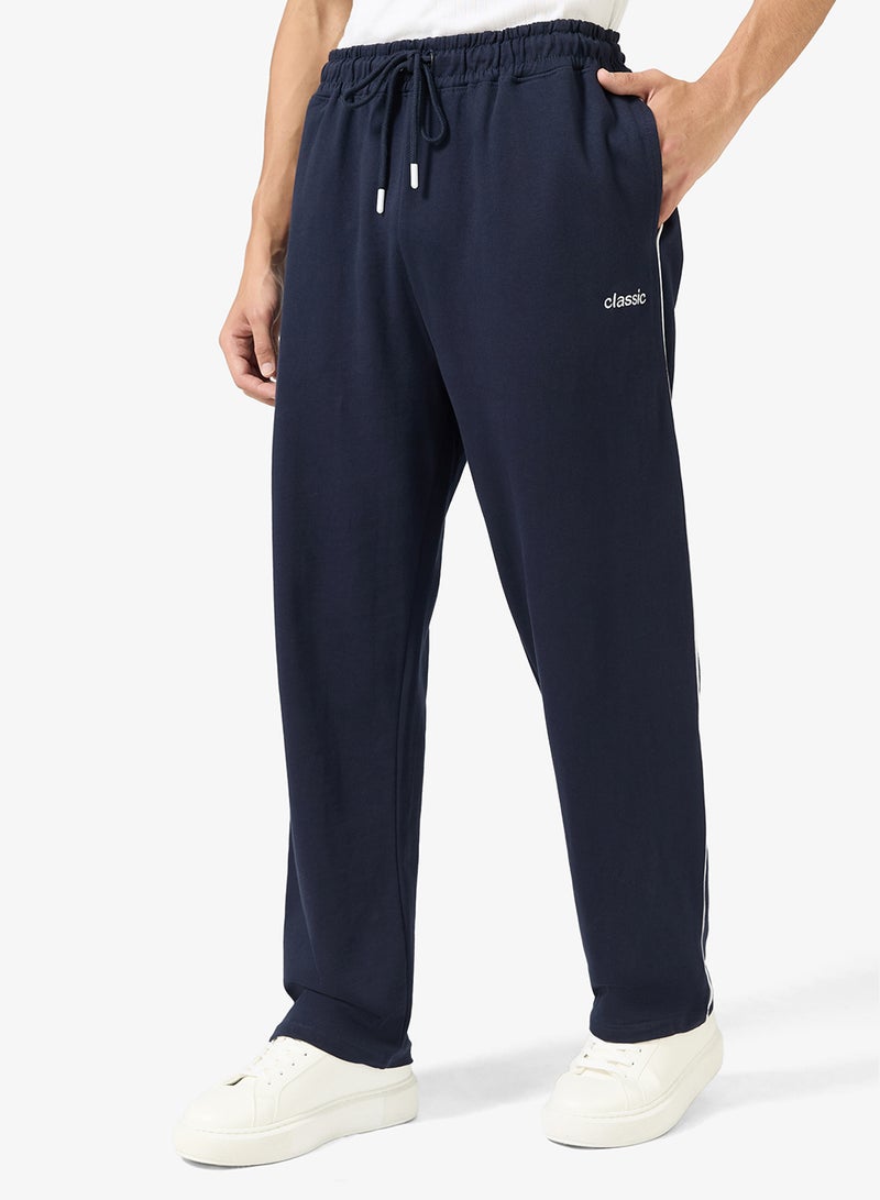 سفنتي فايف بنطلون رياضي فضفاض بنقوش مخططة - Image 1