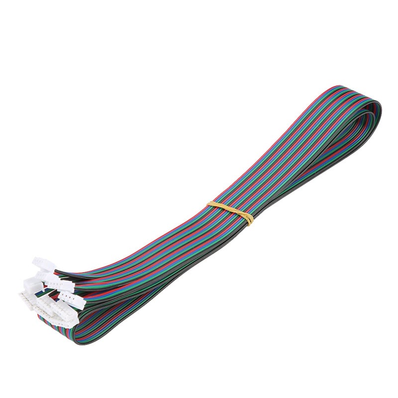 5 قطع كابل موصل أنثى PH2.0 XH2.54 بطول 1 متر من PVC لمحرك السائر Nema 17 - Image 5