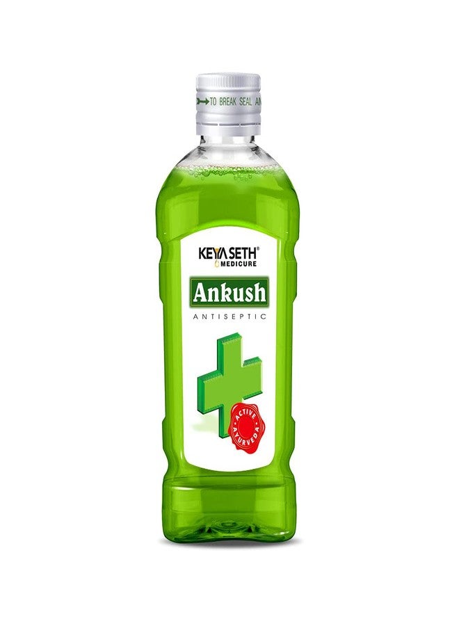 KEYA SETH AROMATHERAPY, DEVICE OF DROP Keya Seth Aromatherapy, Ankush Ayurvedic Antiseptic Liquid, No Burning Sensation for First Aid & Personal Hygiene, Enriched with Neem, Tulsi, Lavender & Rose Essential Oil 100ml (Pack of 1) - Image 1