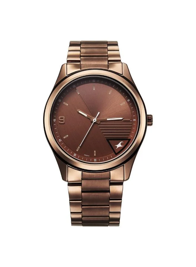 fastrack Men's Metal Analog Watch 3317QM02 - 44 mm