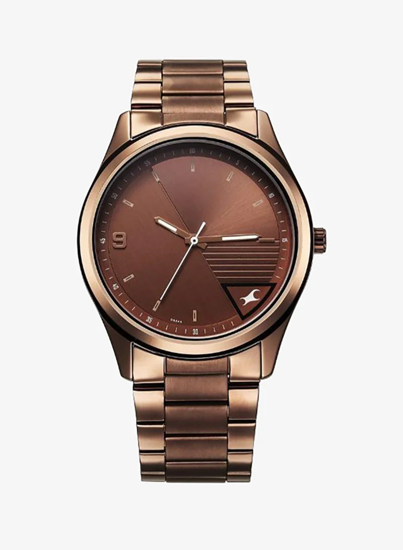fastrack Men's Metal Analog Watch 3317QM02 - 44 mm