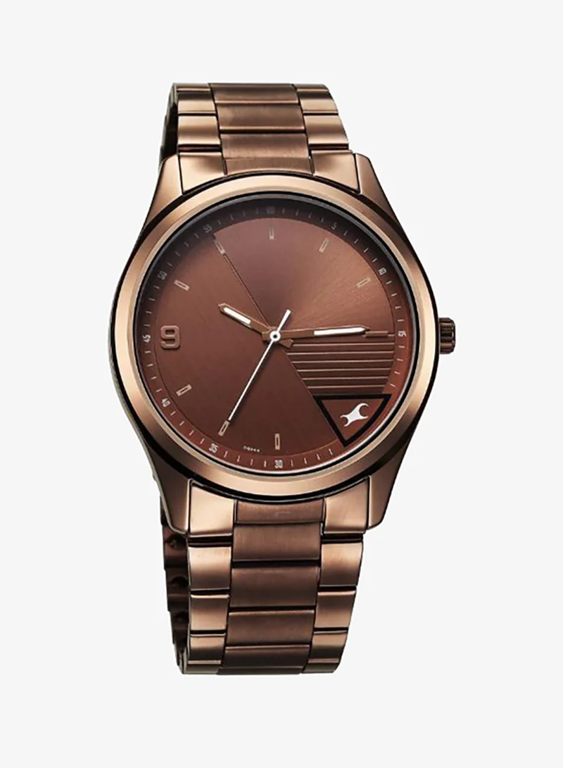 fastrack Men's Metal Analog Watch 3317QM02 - 44 mm