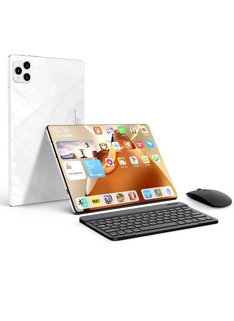14-inch 4k high-definition full screen 5G full network student learning game tablet White