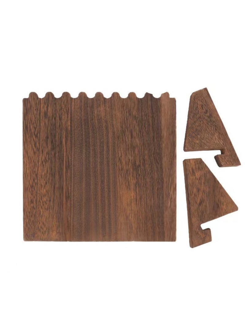 Solid Wood Necklace Hanger Display Board Wooden Jewelry Display Stand Jewelry Display Cabinet Rack, Jewelry Storage And Organization - Image 1