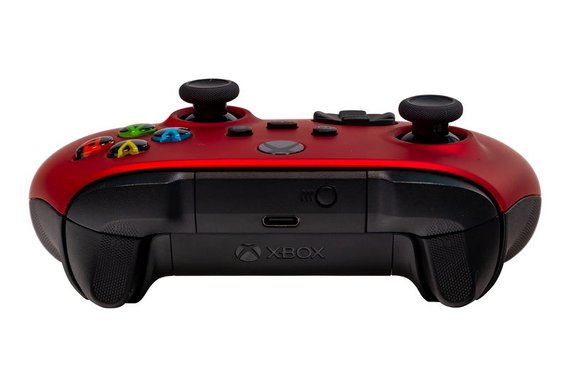 Crazy Controllerz Xbox One Series X S Custom Soft Touch Controller - Soft Touch Feel, Added Grip, Metallic Red Color - Compatible with Xbox One, Series X, Series S - Image 5