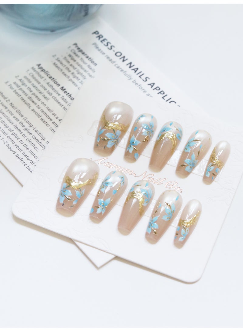 ظفرأوروم AurumNail - حديقة مجمدة - حجم متوسط تابوت M - حصرياً للسعودية - أظافر اصطناعية يدوية عالية الجودة، إصدار محدود، غير مصنعة في المصانع - مثالية للحفلات، حفلات الزفاف، أو الاستخدام اليومي مع لمسة أنيقة - تصميم أظافر فايرل على تيك توك – إصدار خاص برمضان والعيد – مجموعة مهرجان الرياض – أظافر عارية صديقة للبيئة – مستوحاة من المبادرة الخضراء السعودية - Image 4