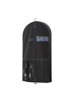 SYOSI Durable Garment Storage Bag with Shoe Compartment, Waterproof Suit Protector, Travel Zipper Dress Cover, Breathable Material, Large Capacity with Clear Window, for Men's Suits & Women's Dresses  - Image 1