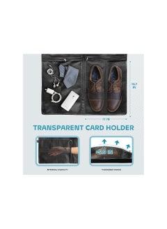 SYOSI Durable Garment Storage Bag with Shoe Compartment, Waterproof Suit Protector, Travel Zipper Dress Cover, Breathable Material, Large Capacity with Clear Window, for Men's Suits & Women's Dresses  - Image 4