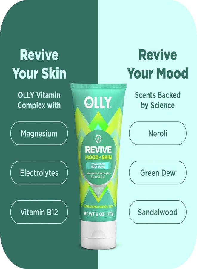 OLLY Body Wash & Body Scrub Mini pack 4 Count Hydrate & Repair Skin Barrier 3 oz - Image 5