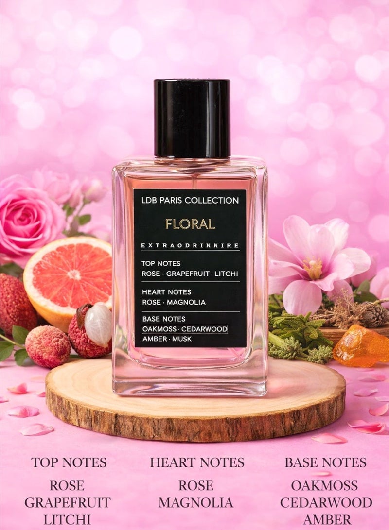 Linea De Bella LDB Collection Floral Fruity Sweet 85ML | Long Lasting Perfume for Men & Women | Unisex Eau De Parfum with Musk & Amber Notes - Image 2