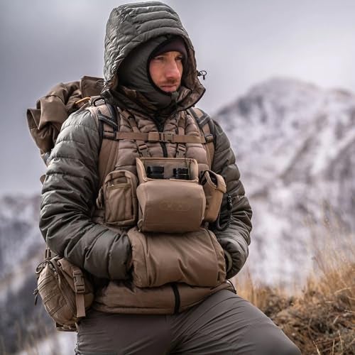 Eberlestock Recon Modular Bino Pack - Advanced Binocular Harness System with Customizable Attachments - Gray - Small - Image 3