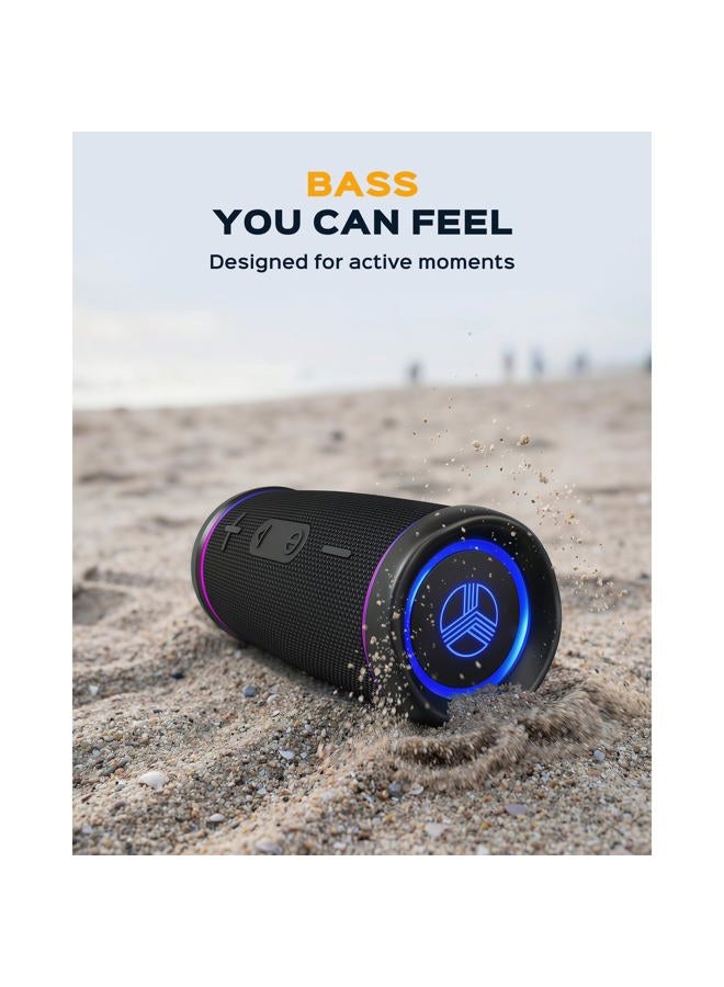 TREBLAB HD77 Revolutionary Bluetooth Speaker - Loud 360ø HD Surround Sound, Wireless Dual Pairing, 25W Powerful Bass, 20H Battery, Best for Outdoor Sports - True IPX6 Waterproof, Cordless Blue Tooth - Image 4