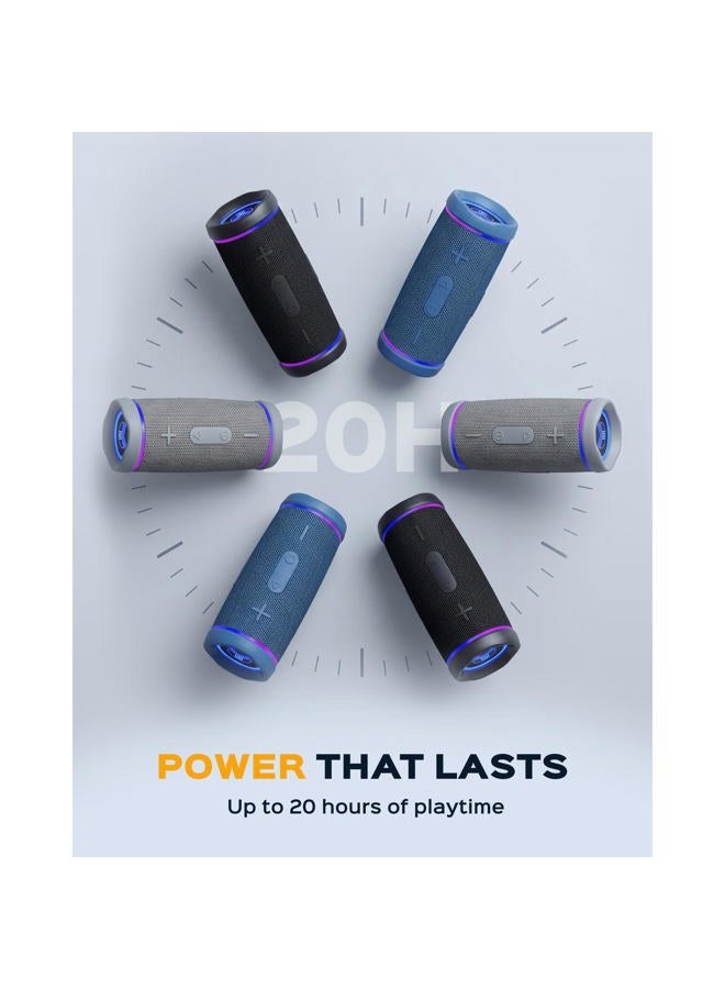 TREBLAB HD77 Revolutionary Bluetooth Speaker - Loud 360ø HD Surround Sound, Wireless Dual Pairing, 25W Powerful Bass, 20H Battery, Best for Outdoor Sports - True IPX6 Waterproof, Cordless Blue Tooth - Image 5