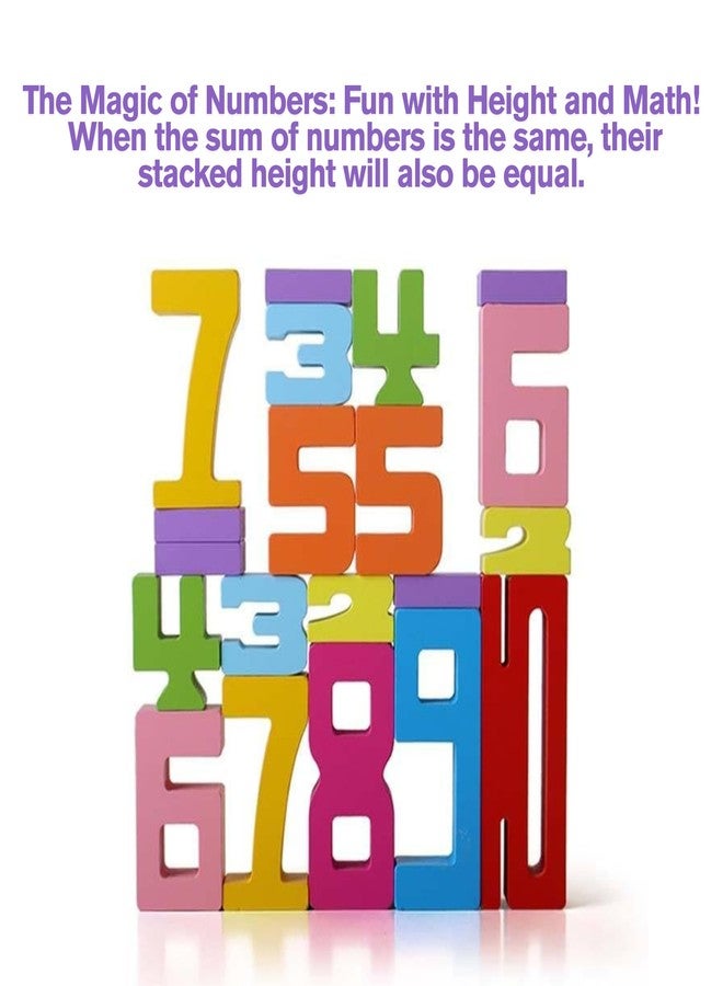 Bash Basics Number Blocks Game | Kids 3D Wooden Puzzle Set | Montessori Educational Learning Toys | Kids Toys for 2-5 Years Boy | Counting Blocks | Birthday Gift for Boys & Girls (20 Pcs) - Image 2