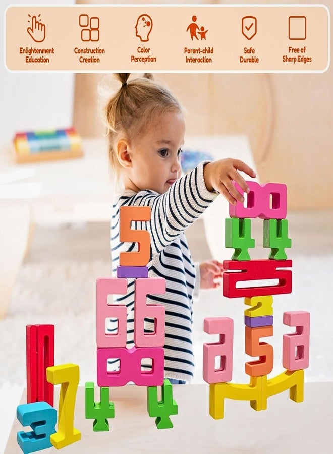 Bash Basics Number Blocks Game | Kids 3D Wooden Puzzle Set | Montessori Educational Learning Toys | Kids Toys for 2-5 Years Boy | Counting Blocks | Birthday Gift for Boys & Girls (20 Pcs) - Image 4