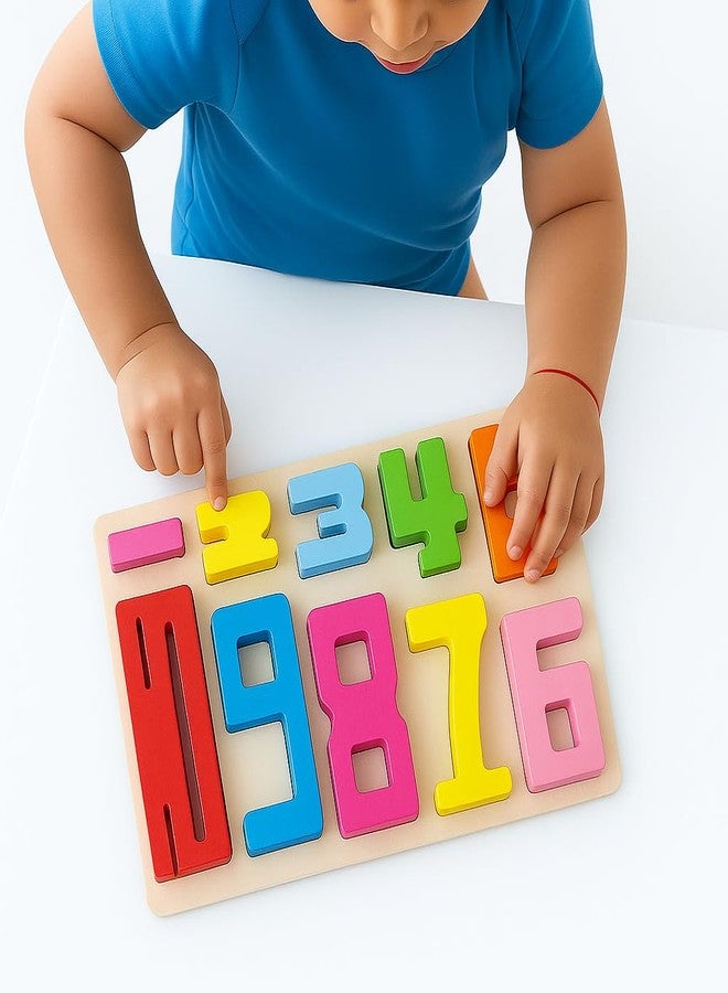 Bash Basics Number Blocks Game | Kids 3D Wooden Puzzle Set | Montessori Educational Learning Toys | Kids Toys for 2-5 Years Boy | Counting Blocks | Birthday Gift for Boys & Girls (20 Pcs) - Image 1