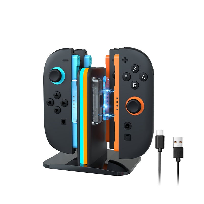 آي بلاي قاعدة شحن IPLAY ليدز تحكم سويتش 2 بمنفذين مربع أربعة منافذ - Image 4