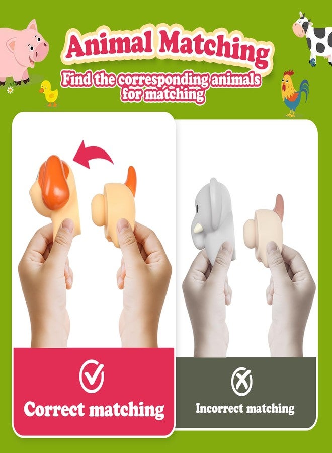 CZTCDP Farm Animal Matching Toys for Toddlers, Preschool Learning Activities Montessori 10Pcs with Activity Map Game Toy for 1 2 3 Year Old Boys and Girls - Image 3