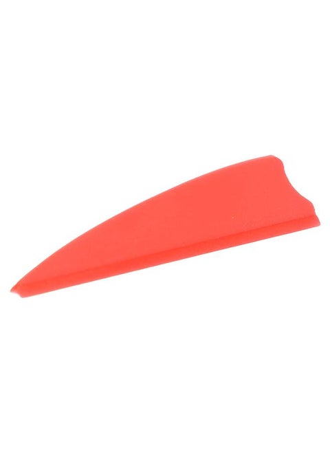 50 Pcs Feather Fletching Light Weight Shield Arrow Fletches DIY Arrow Feathers Fletches for Outdoors Archery Red