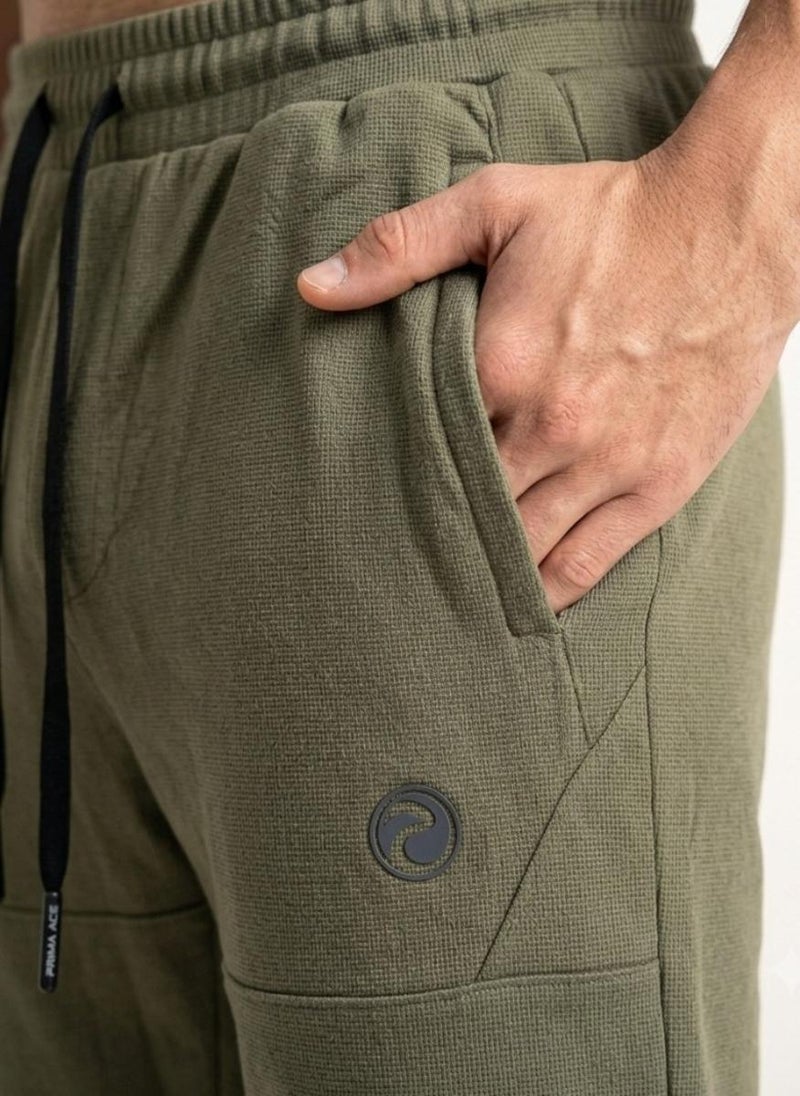 بريما إيس رجالي Joggers لايف ستايل Olive Green - Image 5